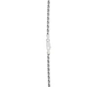 Rope Link 18" Chain Necklace in Sterling Silver