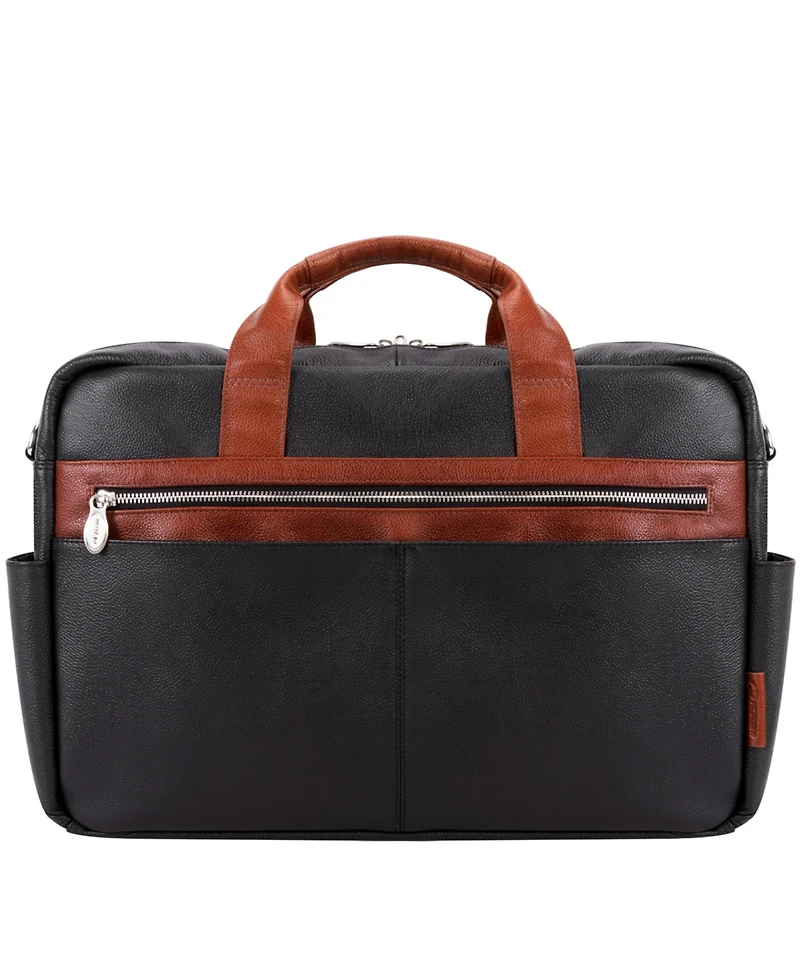 Mcklein Southport 17" Dual-Compartment Laptop Tablet Briefcase