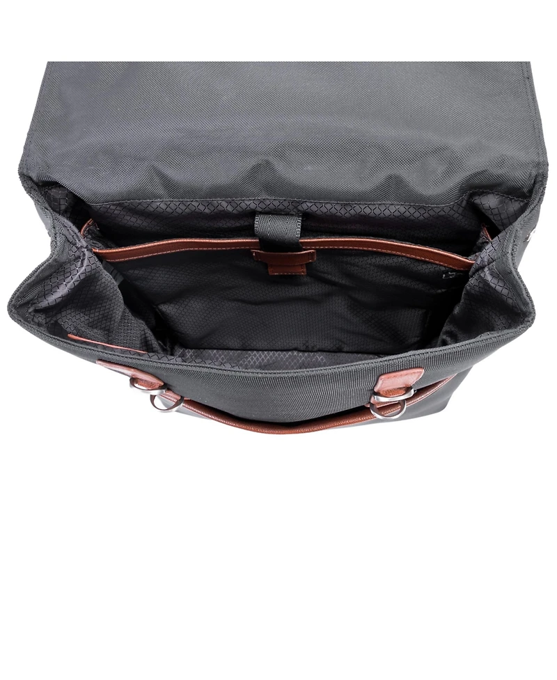 Mcklein Element 17" Nylon Flap-Over Laptop Tablet Backpack