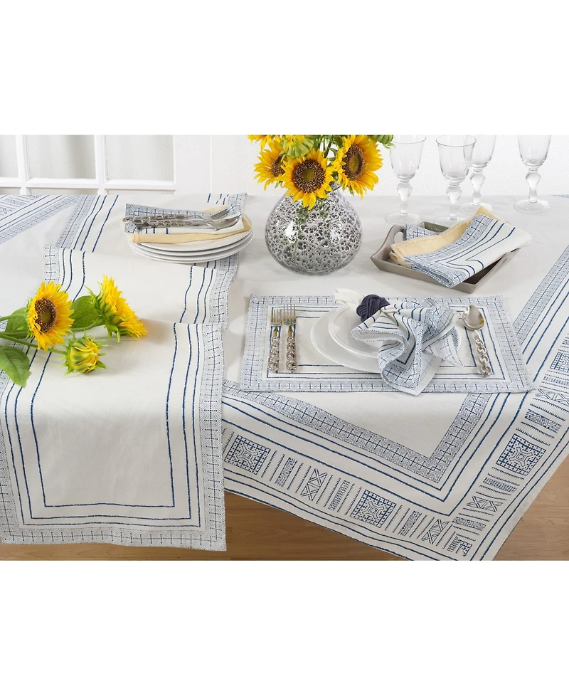 Saro Lifestyle Hand Blocked Mod Print Runner