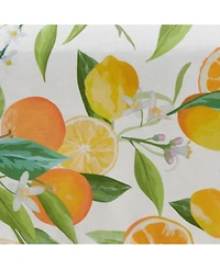 Saro Lifestyle Table Runner with Lemon Orange Print