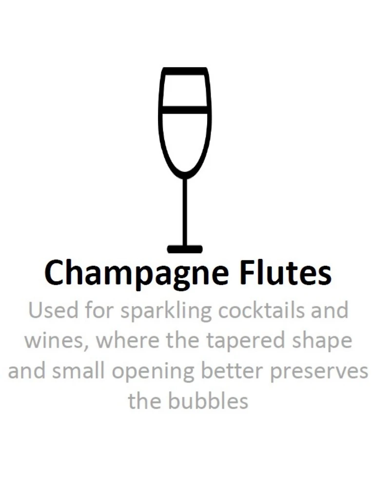 Octavie Flute Champagne Glass, 5.5 oz