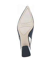Franco Sarto Women's Racer Pointed Toe Block Heel Slingback Pumps