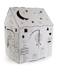 Easy Playhouse Holiday Cottage Cardboard Playhouse