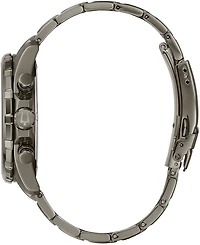Bulova Men's Chronograph Marine Star Gray Stainless Steel Bracelet Watch 43mm