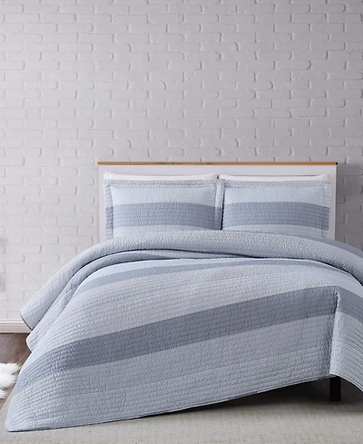 Truly Soft Multi Stripe 2-Pc. Quilt Set, Twin Xl