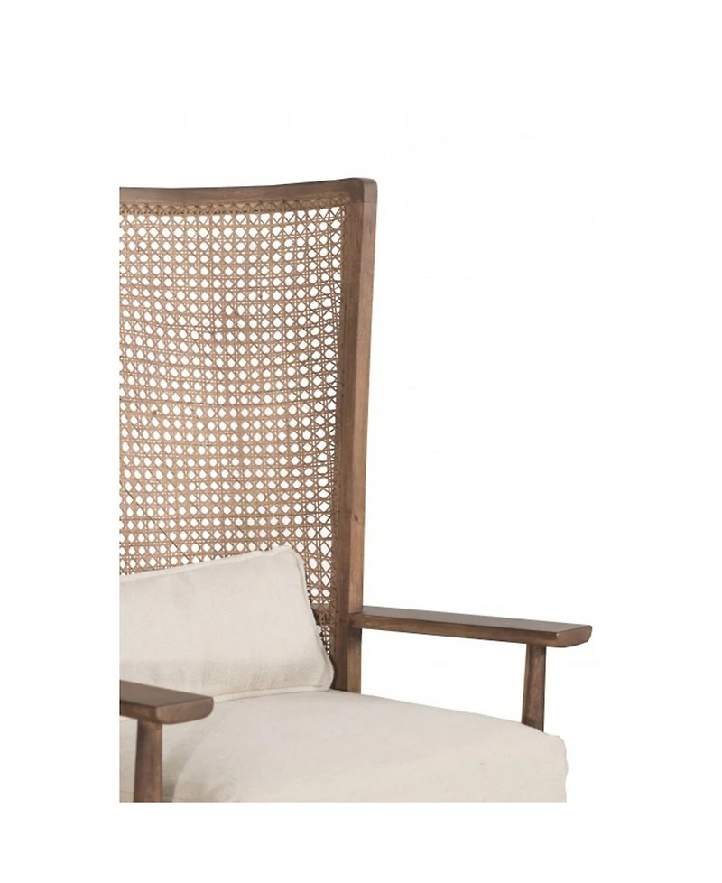 Union Home Accent Chair with Handwoven Cane