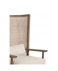 Union Home Accent Chair with Handwoven Cane