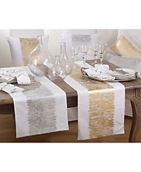 Saro Lifestyle Banded Design Runner 72-Inch