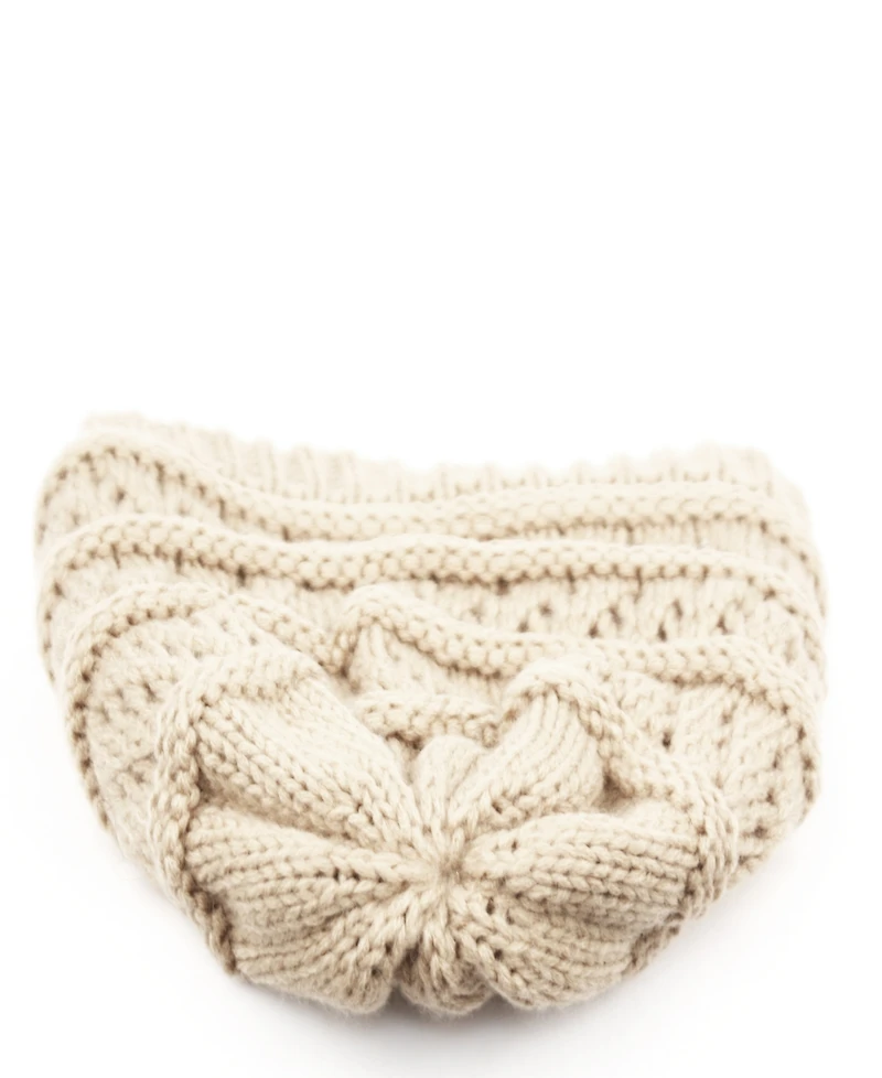 Angela & William Messy Bun Ponytail Crochet Beanie