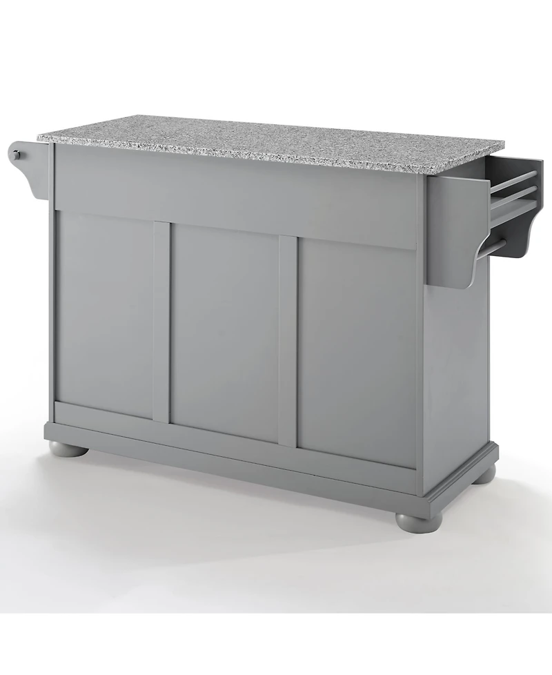 Crosley Alexandria Solid Granite Top Kitchen Island
