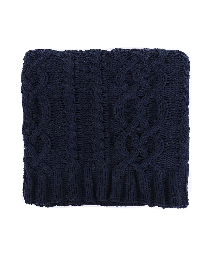 Happycare Textiles Knitted Luxury Chenille Throw, 51" x 67"