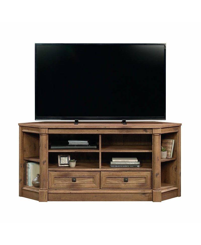 Sauder Palladia Corner Entertainment Credenza
