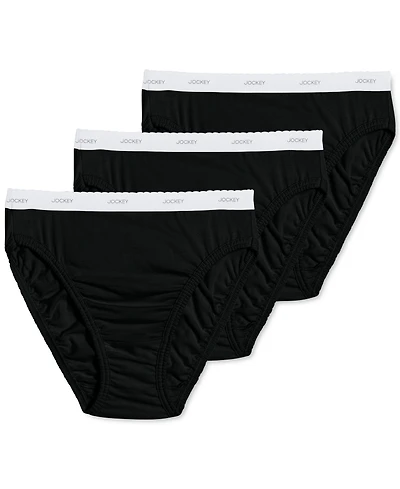 Jockey Classics French Cut Underwear 3 Pack 9480, 9481, Extended Sizes