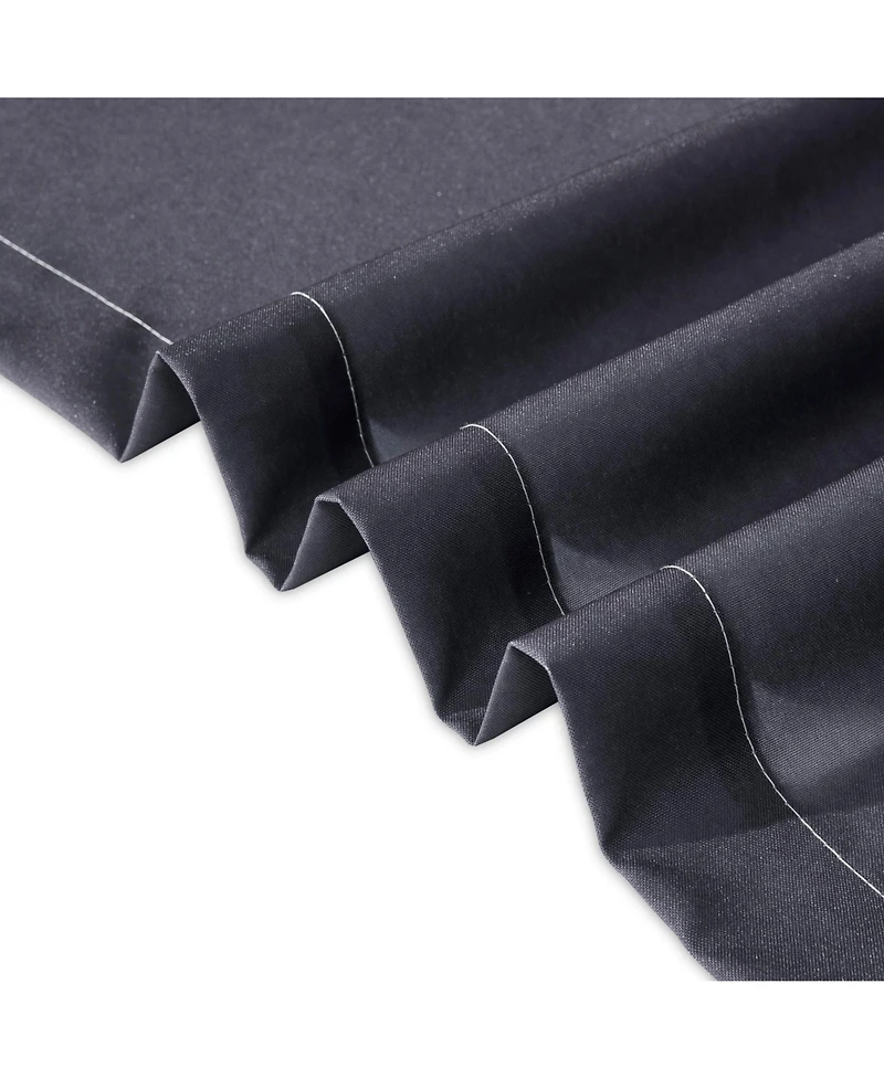 Dainty Home Ombre Darkening Curtains, Curtains for Living Room and Bedroom Black 40" W x 84" L Set of 2 Machine Washable Blackout Curtain