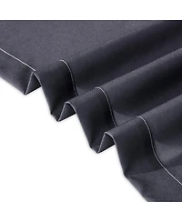 Dainty Home Ombre Darkening Curtains, Curtains for Living Room and Bedroom Black 40" W x 84" L Set of 2 Machine Washable Blackout Curtain