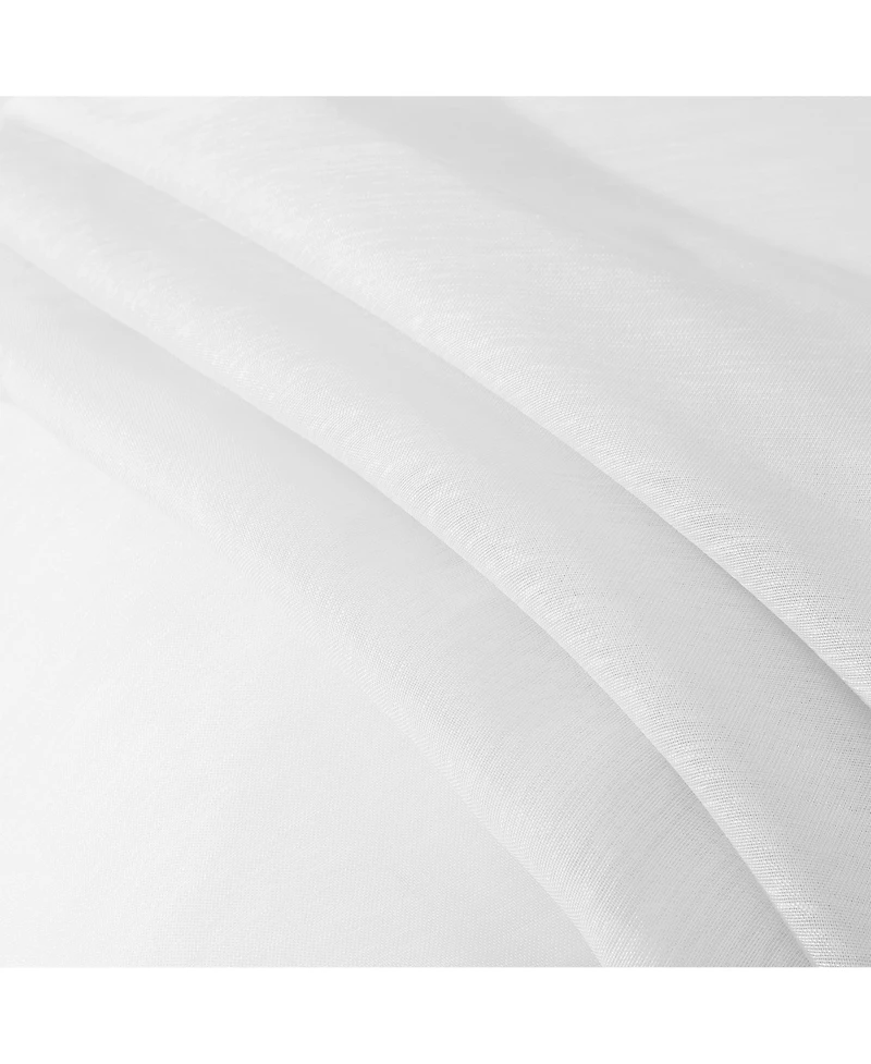 Dainty Home Malibu Linen Look Sheer Grommet Window Panel, 110" x 84"