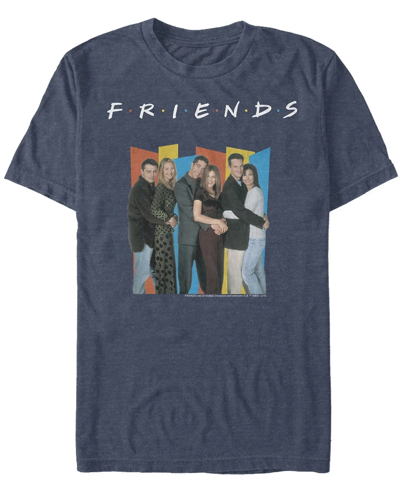 Fifth Sun Friends Men's Portrait Panels Short Sleeve T-Shirt