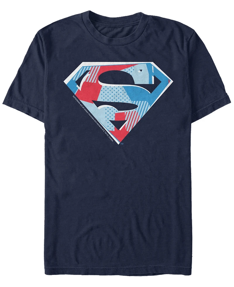 Fifth Sun Dc Men's Superman Cutout Logo Short Sleeve T-Shirt