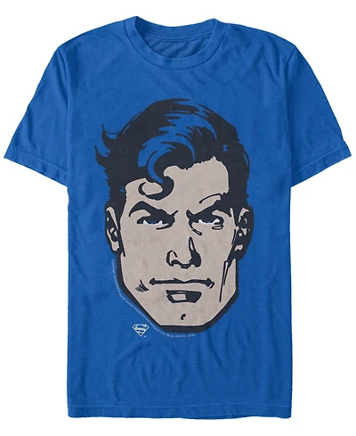 Fifth Sun Dc Men's Superman Big Face Short Sleeve T-Shirt
