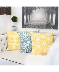 Homey Cozy Victoria Cotton Decorative Pillow, 20" x