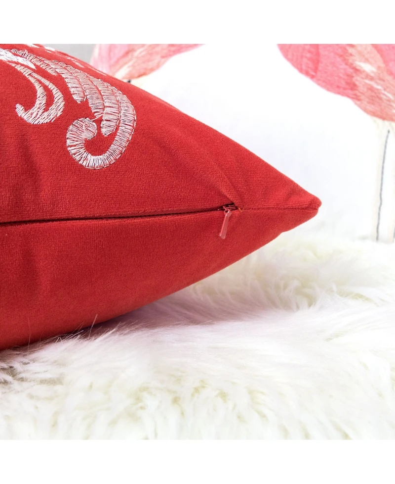 Homey Cozy Floral Elegant Decorative Pillow, 20" x
