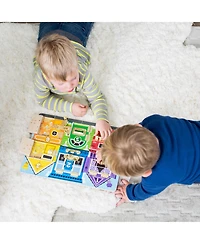 Melissa Doug Latches Wooden Activity Board