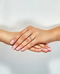 Diamond Pear-Cut Band (3/4 ct. t.w.) in 14k White Gold