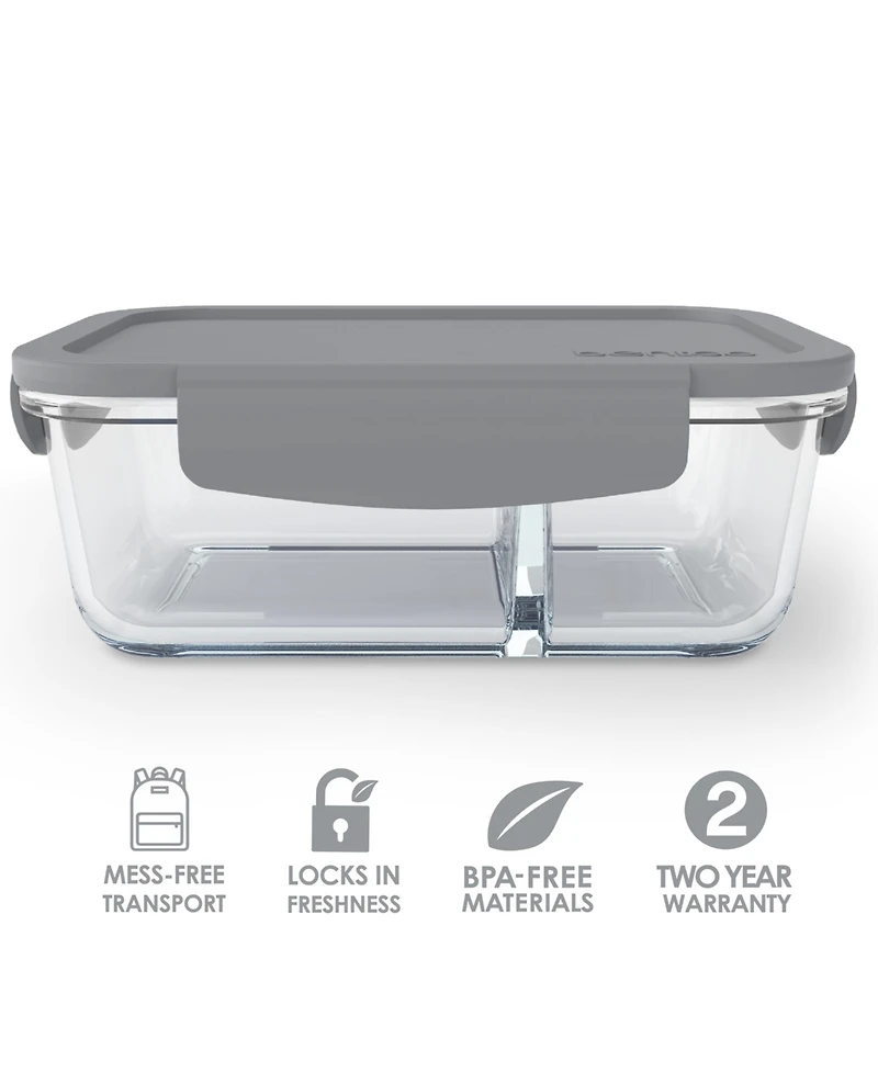 Bentgo Small Divided Glass Food Storage Container