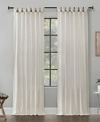 Washed Cotton Twist Tab Curtain