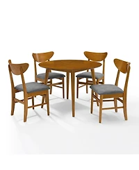 Crosley Landon 5 Piece Round Dining Set