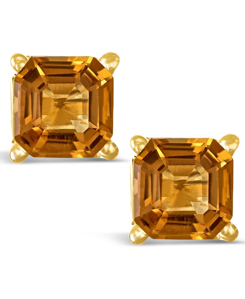Garnet (2-1/2 ct. t.w.) Stud Earrings 14K Yellow Gold (Also Peridot & Citrine)