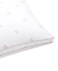 Calvin Klein Monogram Logo Density Collection Cotton Pillow