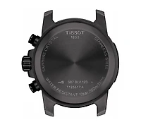 Tissot Men's Swiss Chronograph Supersport T-Sport Brown Leather Strap Watch 46mm