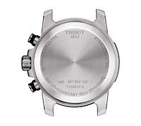 Tissot Men's Swiss T-Sport Supersport Chrono Brown Leather Strap Watch 46mm