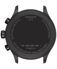 Tissot Men's Swiss Chrono Xl T-Sport Black Fabric Strap Watch 45mm