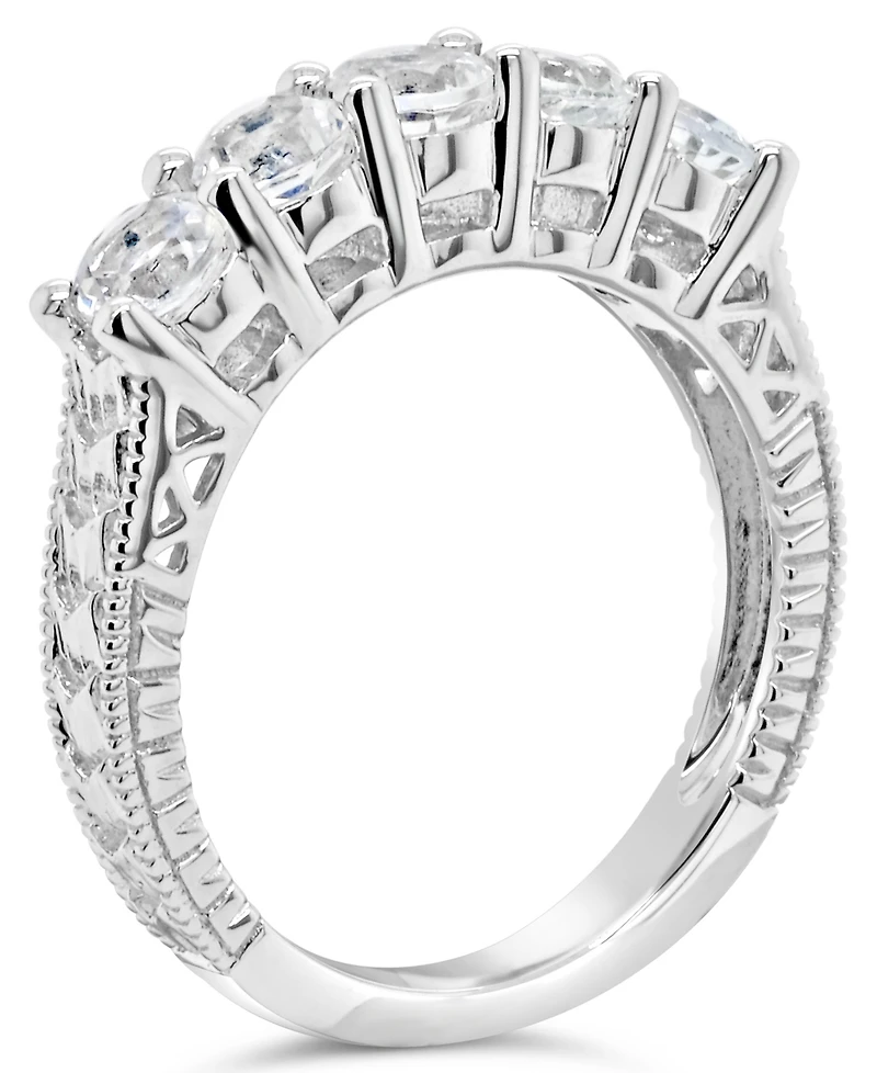 Garnet (1-1/2 ct. t.w.) Ring Sterling Silver (Also Available Peridot & White Topaz)