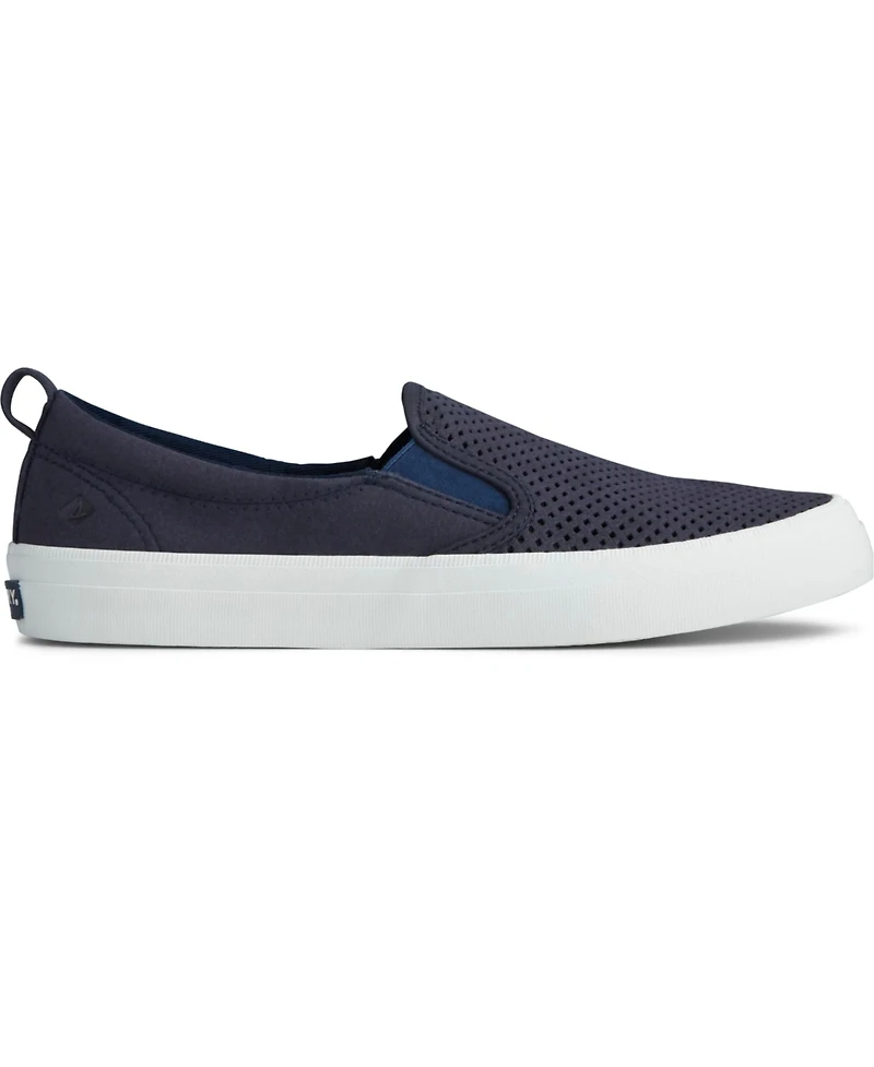 Women's Crest Twin Gore Perforated Slip On Sneakers, Created for Macy's