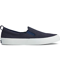Women's Crest Twin Gore Perforated Slip On Sneakers, Created for Macy's
