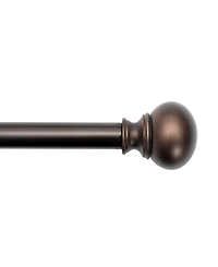 Cordelia Adjustable 28"-48" Curtain Rod with Ball Finials