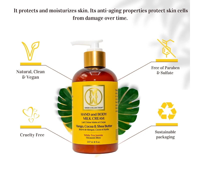 Omm Collection Hand & Body Milk Cream