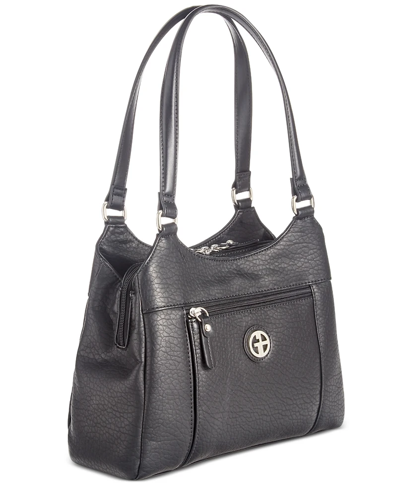 Giani Bernini Pebbled 4-Poster Tote, Exclusively at Macy's
