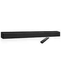 iLive 2-Channel 32-inch Soundbar with Bluetooth, Wall-Mountable, with Learning Remote and Subwoofer Output, ITB196B