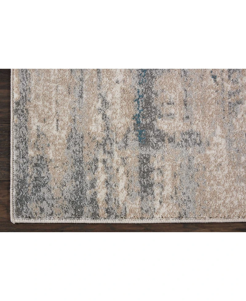 Long Street Looms Samuel SAM17 Ivory 2'2" x 7'6" Runner Rug