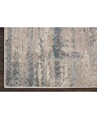 Long Street Looms Samuel SAM17 Ivory 2'2" x 7'6" Runner Rug
