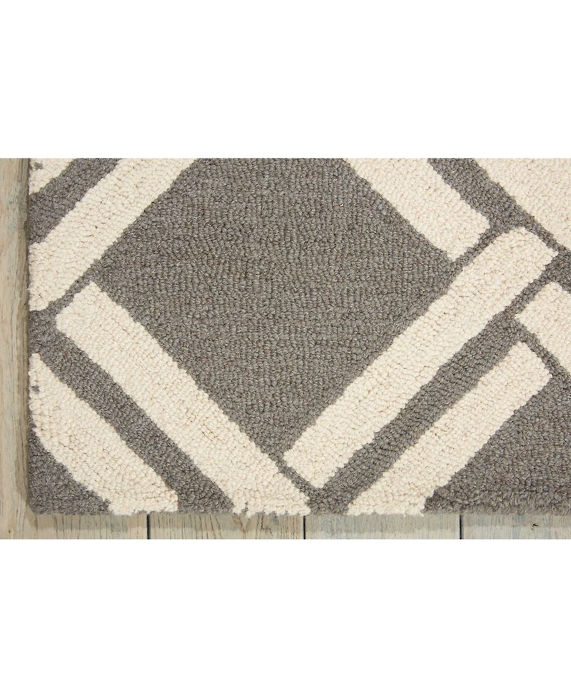 Long Street Looms Straight STR04 Gray 8' x 11' Area Rug