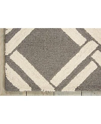 Long Street Looms Straight STR04 Gray 8' x 11' Area Rug