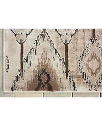 Long Street Looms Fate FAT02 Beige 3'9" x 5'9" Area Rug