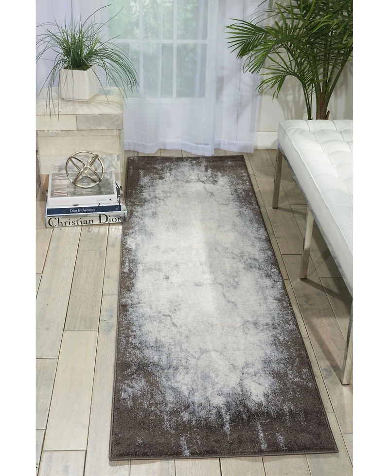Long Street Looms Samuel SAM01 Ivory 2'2" x 7'6" Runner Rug