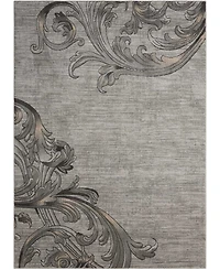 Long Street Looms Samuel SAM05 Slate 5'3" x 7'3" Area Rug